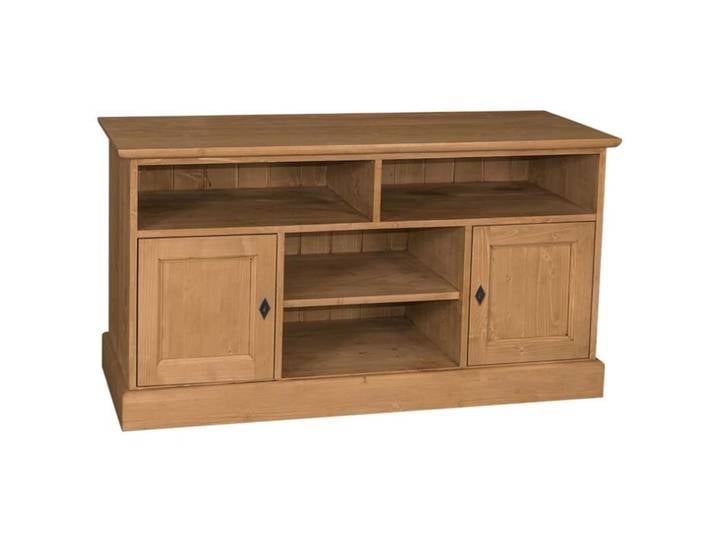 TV Schrank Massivholz im Landhausstil Braun gewachst