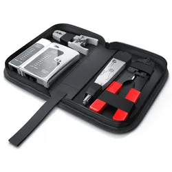 CSL Netzwerk Kabeltester für RJ45-/RJ11-Kabel geeignet für Telefon & Netzwerk / inkl. Zubehör