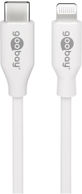 Goobay Câble de synchronisation et charge 39446 Lightning-USB-C 1 m blanc ; Wentronic (39446)