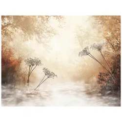 FOTOTAPETE Wald Boho Beige Nature 400x280