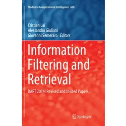 Information Filtering and Retrieval, Fachbücher