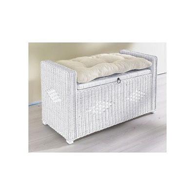 Home affaire "Schönerempfang" Rattan-Bank, OTTOs Choice, Belastbar bis max. 80 Kg, mit Stauraum