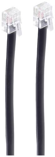 Shiverpeaks Western Anschlusskabel [1x RJ12-Stecker 6p6c - 1x RJ12-Stecker 6p6c] 3m Schwarz