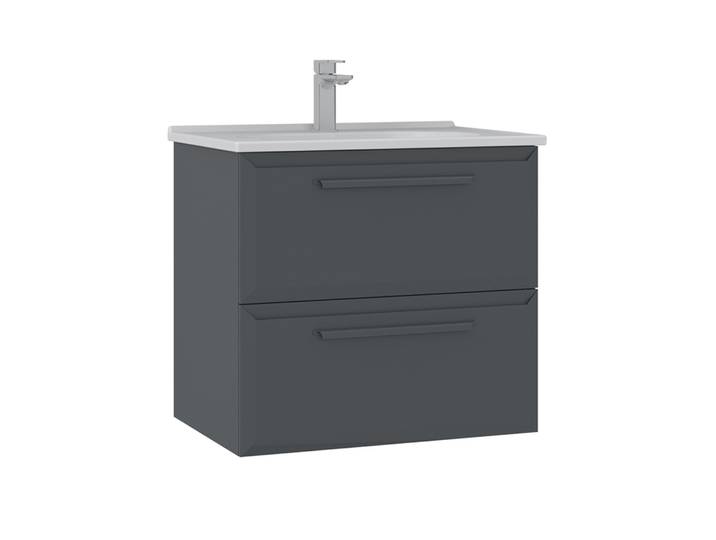 Meuble Vasque Nuvola 65 v2 - 65 x 50 x 62 cm - Anthracite