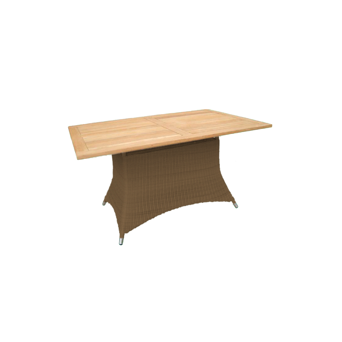 Zebra: Tisch BASKET eckig, braun (23075)