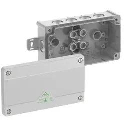 Spelsberg 80240301 Abzweigkasten, Schutzart IP66, max. Leiterquerschnitt 2,52, Schlagfestigkeit IK07, Schutzklasse II, Ui 1000V AC, Ui 1000V DC