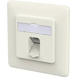 METZ CONNECT RJ45 Anschlussdose IDC reinweiß 130D371002-I