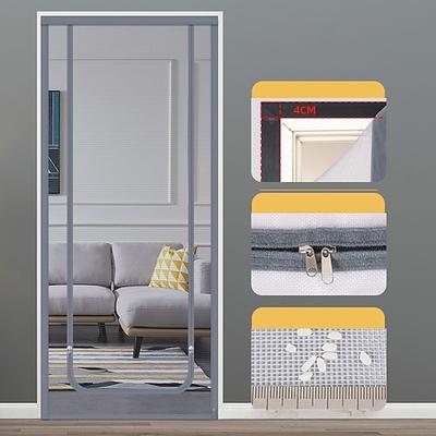 Verbesserte Haustier Bildschirm Tür Nano-beschichtete Katzen Bildschirm Tür für Wohnzimmer Anti-Moskito Anti-Haustier Bildschirm Netz mit Reißverschluss für Schlafzimmer Wohnzimmer Küche