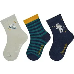 STERNTALER Socken 3er-Pack Planet, Größe 30 in Grün Grün
