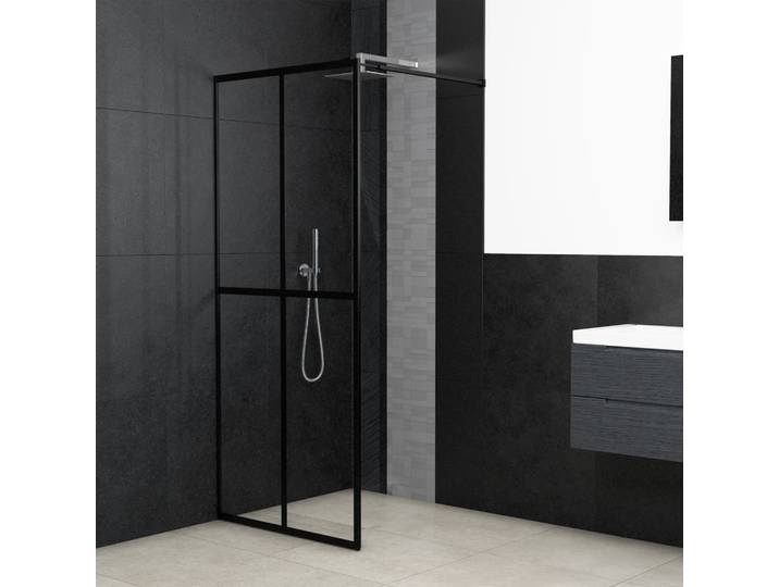 Vidaxl Walk -in Duschwand 100x195 cm transparentes Temperaturglas
