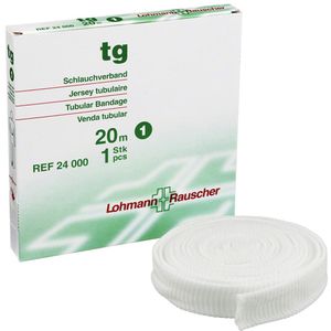 Lohmann&Rauscher Schlauchverband tg, Größe 1, für Finger und Zehen, atmungsaktiv, 20 m