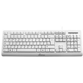 MediaRange Tastatur USB Deutsch weiß (kabelgebunden)