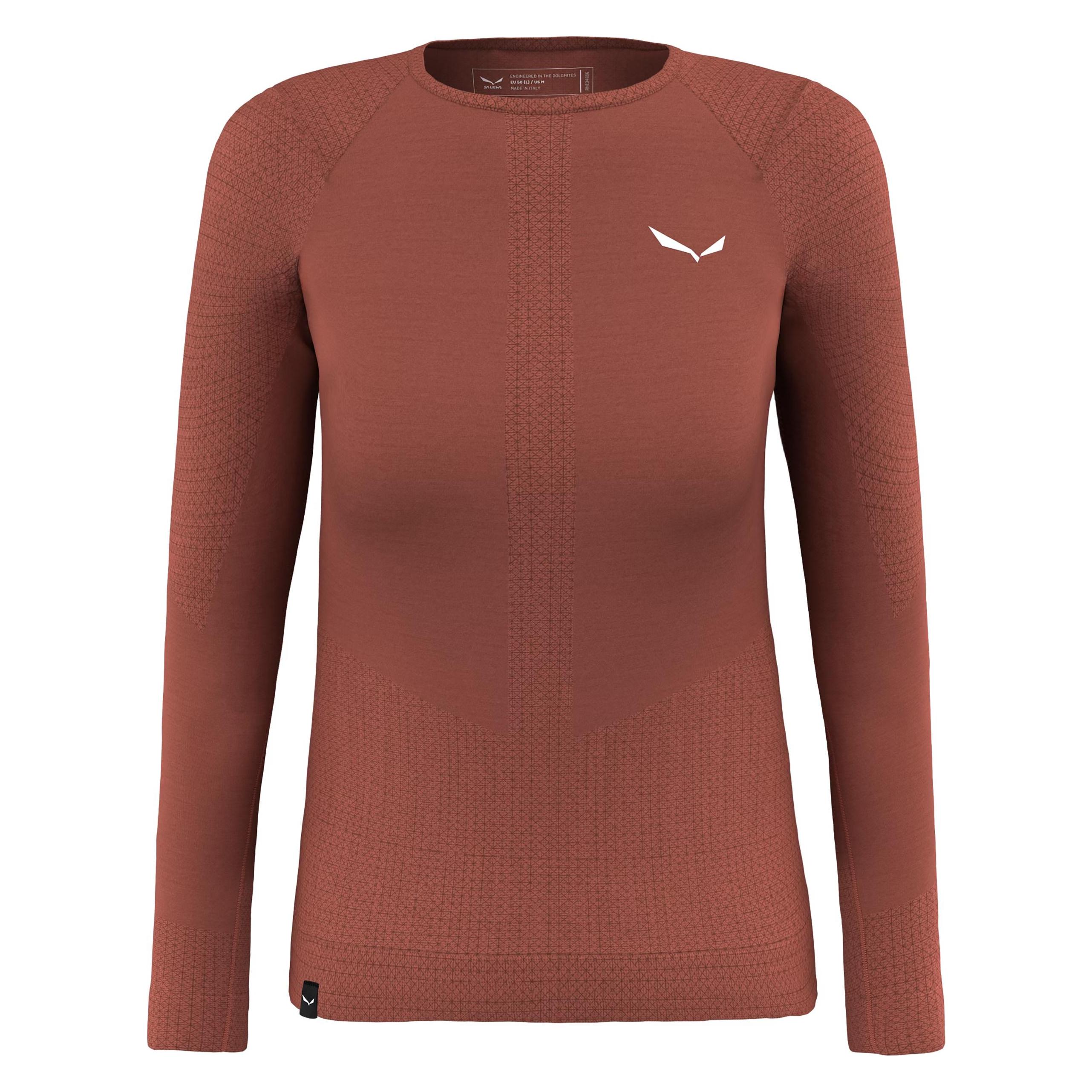 Salewa Zebru Responsive Langarm Shirt (40, 46, L) (00-0000027958-46/40-1980-etruscan red)