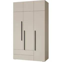 KLEIDERSCHRANK Lorin 3D2S LO01 mit Schrankaufsatz