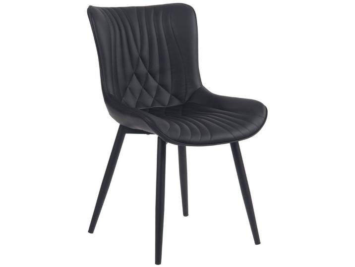 furnicato Esszimmerstuhl Stuhl Brady 80.5x50x62 cm schwarz (1 St)