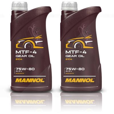Mannol 2x 1 L MTF-4 GETRIEBEÖL 75W-80 API GL-4 [Hersteller-Nr. MN8104-1]