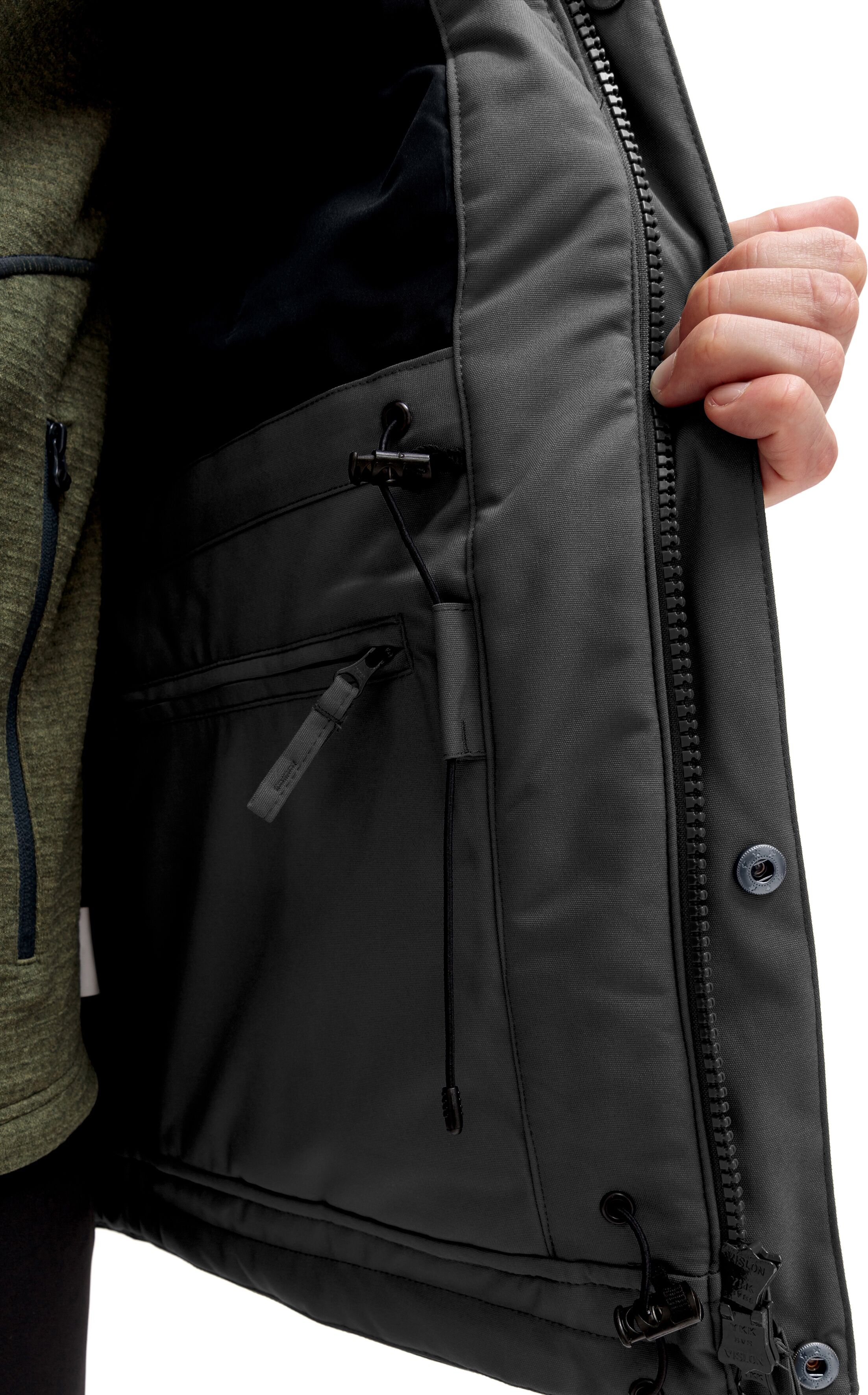 Funktionsjacke MAIER SPORTS "Knuth", Herren, Gr. 64, schwarz, 100% Polyester, Jacken Funktionsjacke, Herren Outdoorjacke, wind/wasserdichte Jacke, mTHERM Isolation schwarz 64