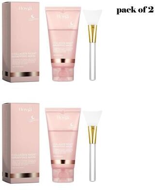 Uplifted Finds Hydrolyzed Collagen Overnight Wrapping Peel Off Facial Mask c