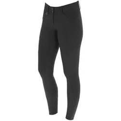 Covalliero Damen Reithose Premium Lederbesatz black FS 2025, Größe: 38