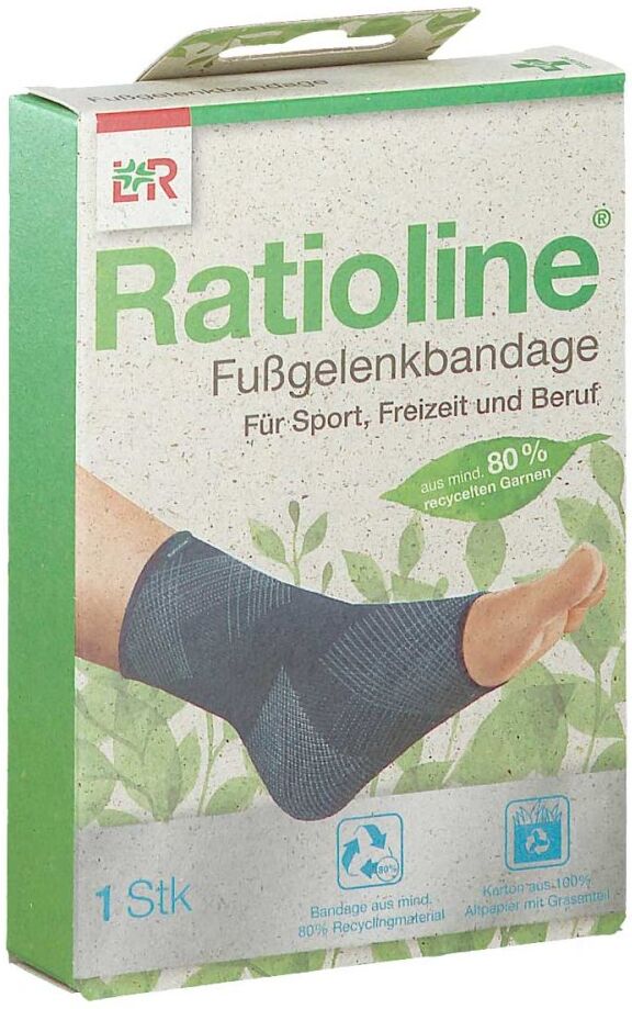 Ratioline Fußgelenkbandage Größe m 1stk