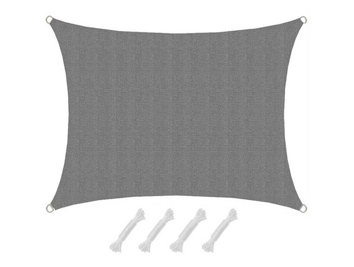 UV-SONNENSEGEL 1,5/2 m, Viereckig, Wasserdurchlässig, Grau