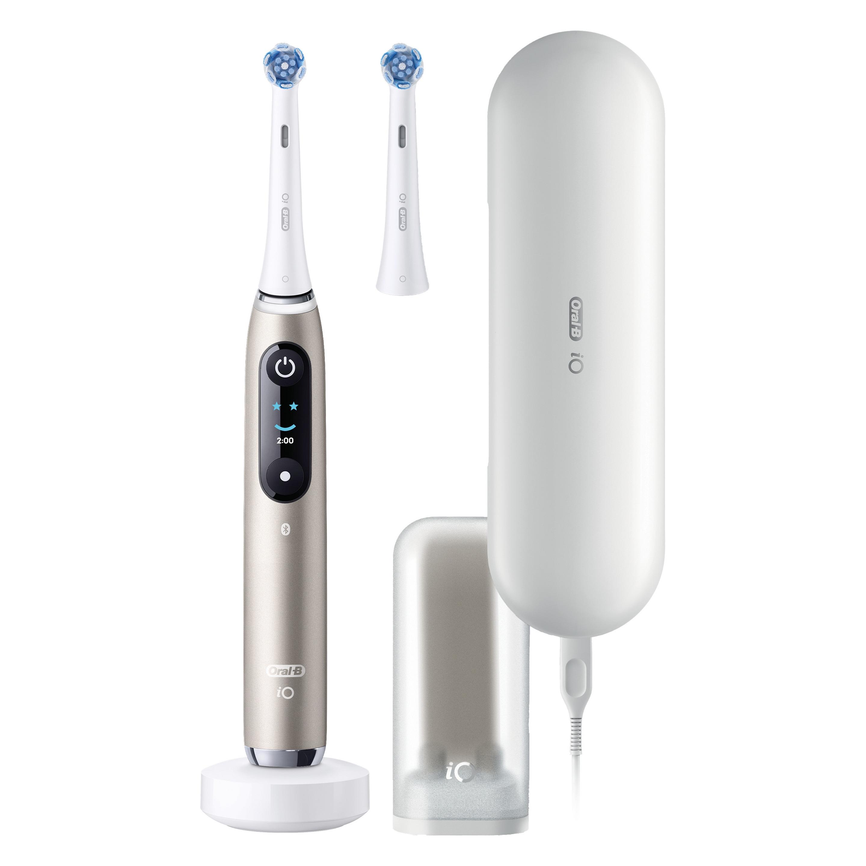 Oral-B iO Series 9 Gold Special Edition mit weissen Aufsteckbürsten Elektrische Zahnbürste (494168)