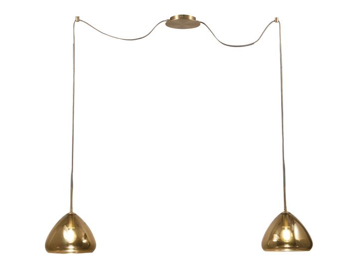 Pendellampe Ove messing Metall/Glas