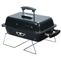 Relaxdays, Holzkohlegrill, Tischgrill (41.50 cm)