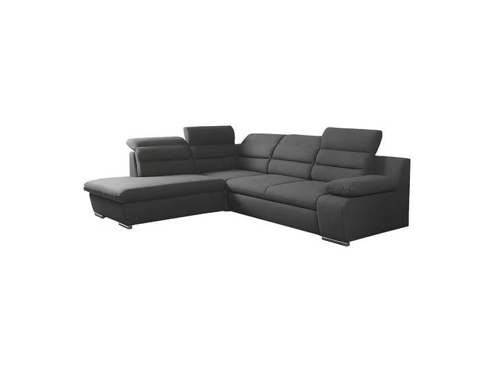Vente-Unique Schlafsofa - 5 Personen - stoff - anthrazitgrau Pylos, Anthrazit, Metall, Uni, 269x100x219 cm, Babymöbel & Kindermöbel, Kinderzimmer & Jugendzimmer, Schlafsofas