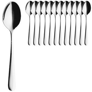 HEPP Kaffeelöffel Carlton, 14 cm, Edelstahl 18/10, silber poliert, 12 Stück