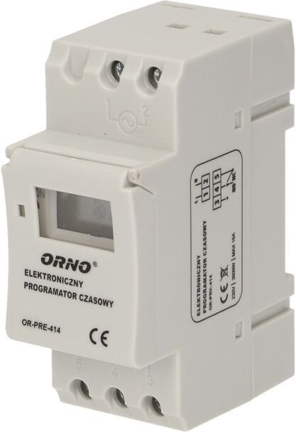 Temporizador Semanal Digital 3500W (DIN) - ORNO