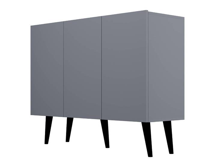 Meuble TV Babydreams 120 x 40cm Gris/Gris