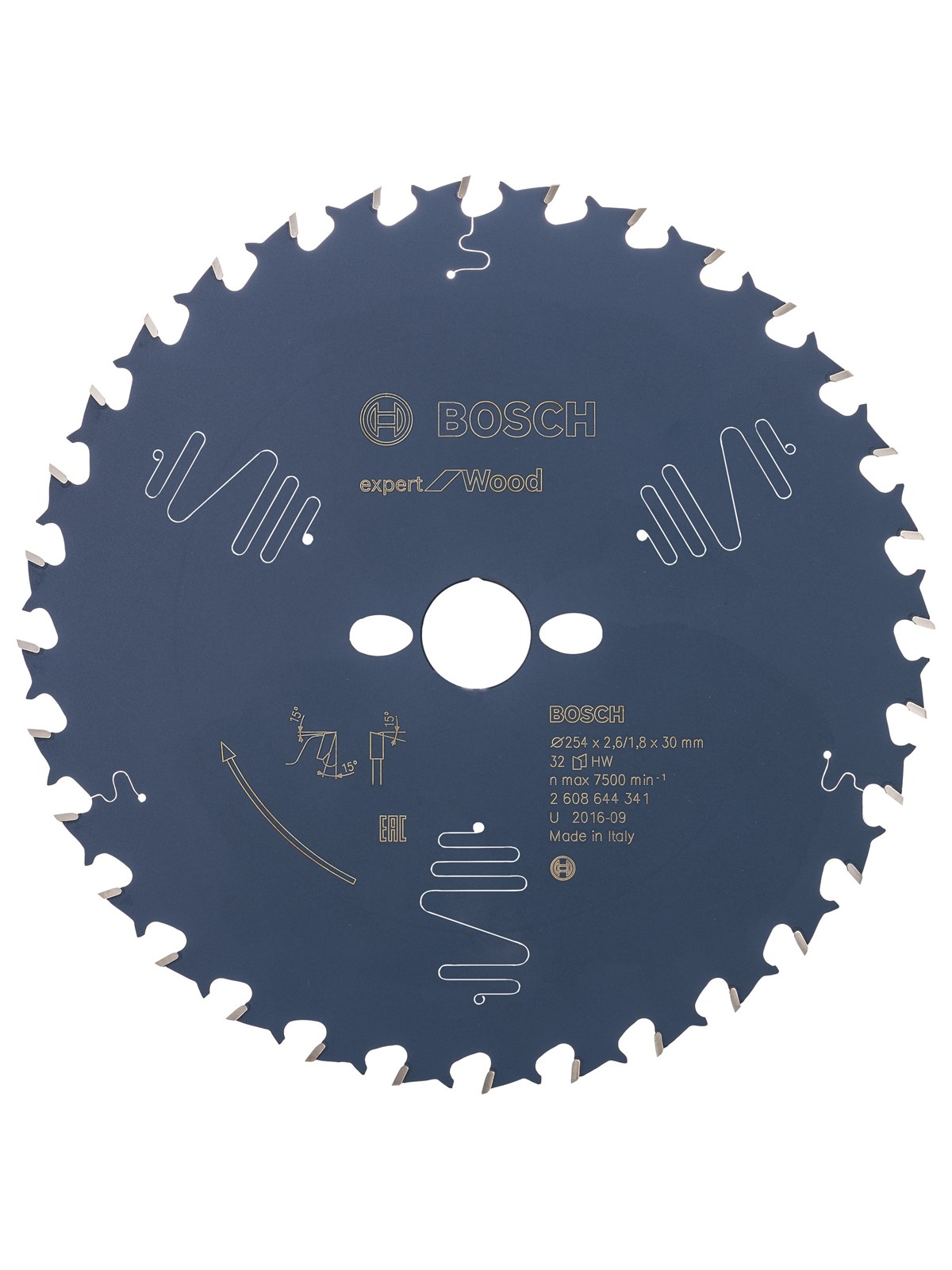 Bosch RUNDSAVKL 254x2.4X30MM 32T EXP WOOD
