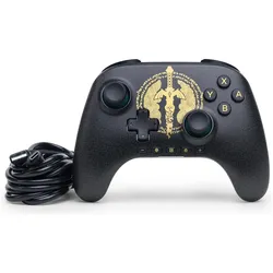 PowerA ADVANTAGE - Wireless Controller (Switch, Switch 2, Switch Lite), Gaming Controller, Schwarz, Gold