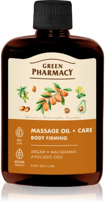 Green Pharmacy Firming Massage Oil huile de massage 200 ml