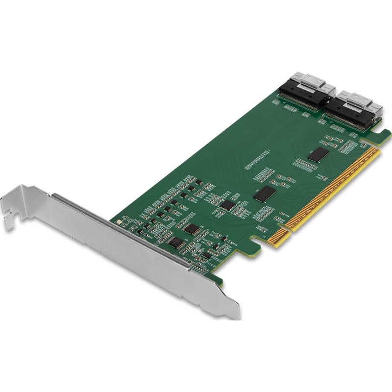 ICY Dock Adapter 2x SlimSAS 8i to PCIe Adapter with Redriver
