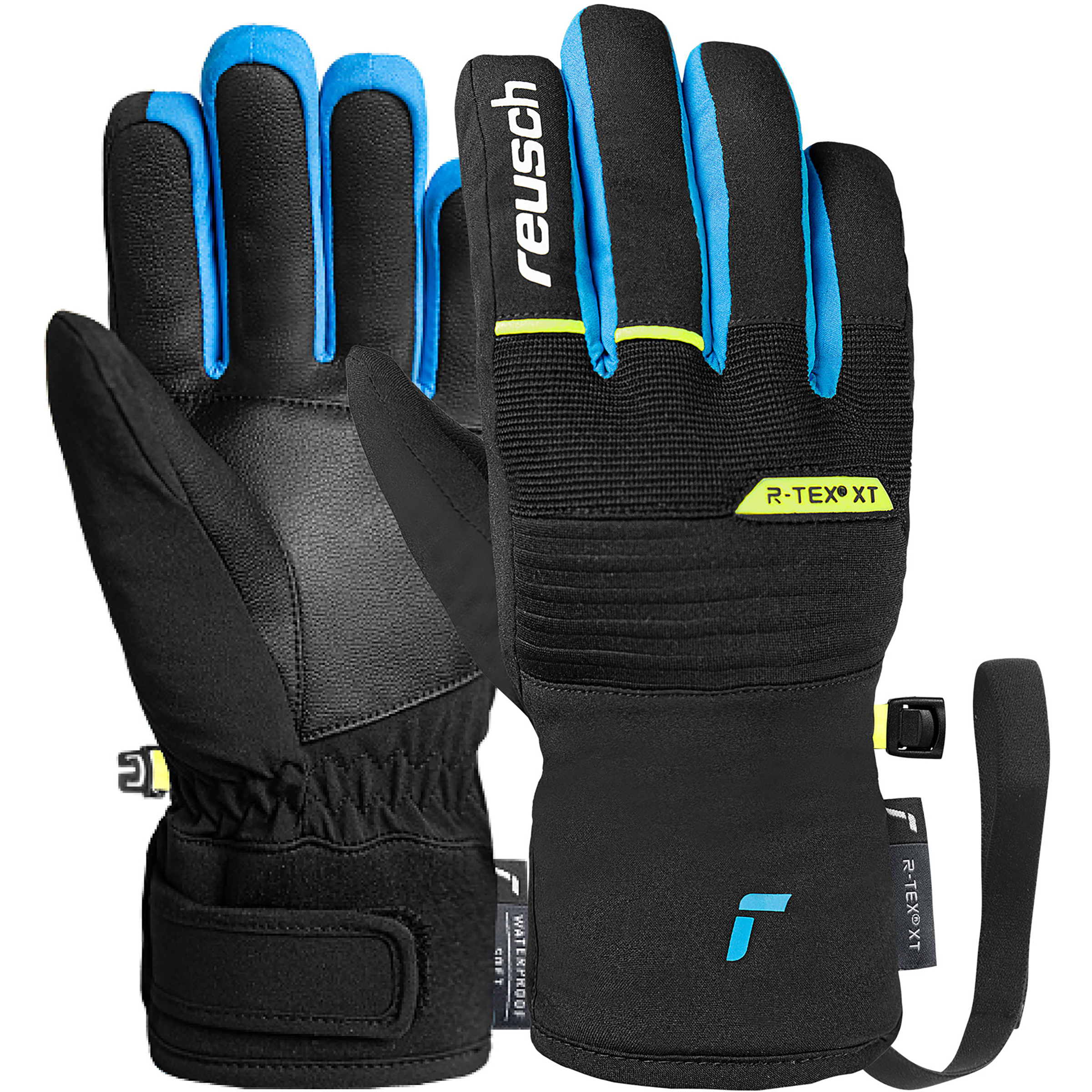 Reusch Benji R-Tex XT Kinder Fingerhandschuhe schwarz Größe 4 Skifahren Winddicht Wasserabweisend