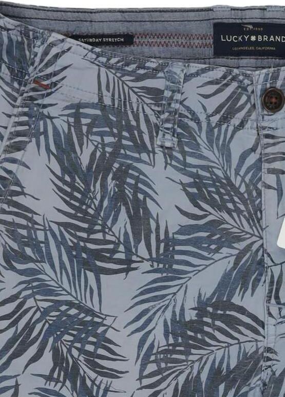 Lucky Brand Herren Shorts, Hellblau, Gr. W33, Baumwolle / Synthetik / Elasthan / Modal - Second Hand
