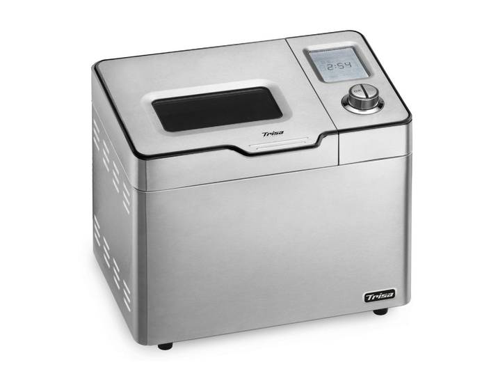 Trisa Electronics Brotbackautomat, Silberfarben, Metall, Kunststoff, 36.1x33.1x27.4 cm, RoHS, Elektrogeräte