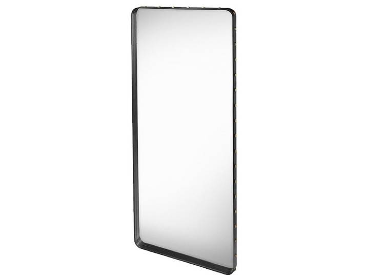 GUBI miroir sur pied ADNET RECTANGULAIRE L (Black - Verre)