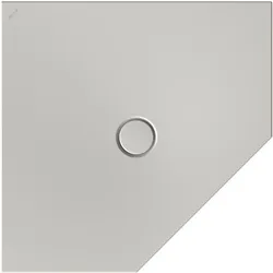 BetteFloor Caro Fünfeck-Duschwanne, 900x900mm, 7191-410, Farbe: Silver