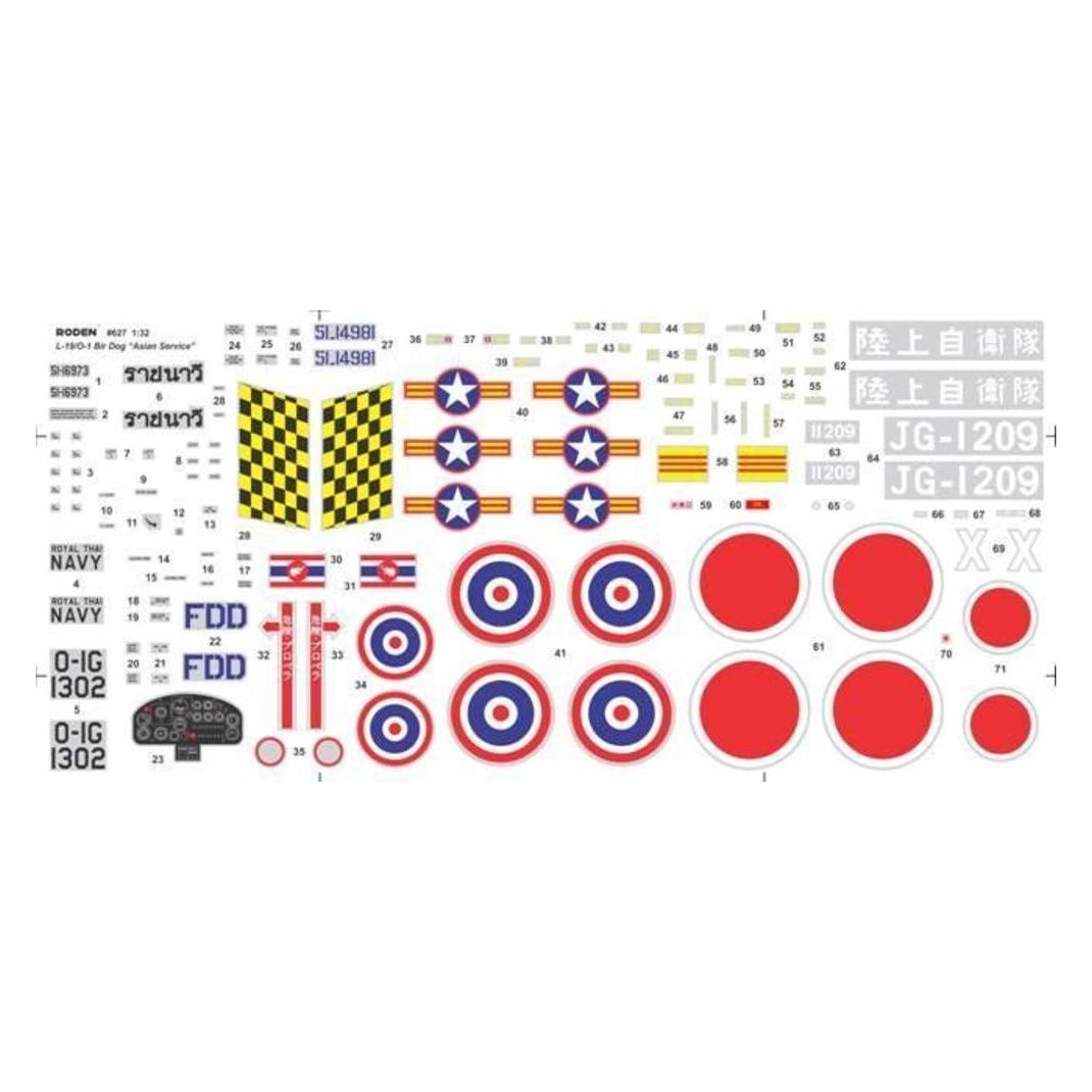 Roden L-19/O-1 Bird Dog "Asian service" (23797140)
