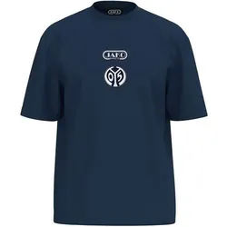 JAKO Unisex Mainz 05 T-Shirt Freizeit, Größe S in Blau Blau