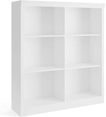Garvee "6 Cube Storage Bookshelf 53"" Tall Freestanding Organizer Bookcase"