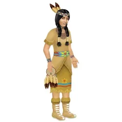 Indianer Frau Wanddeko