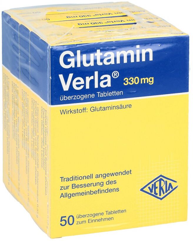 Glutamin Verla überzogene Tabletten 250stk