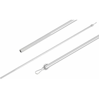 Schleuderstab GOOD LIFE "Prim" Gr. 3, silber (silberfarben), L:125cm Ø:1cm, Schleuderstäbe, für Vorhänge
