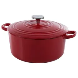 BK Bourgogne Braadpan - 28 cm - Chili Red, Pfanne + Kochtopf, Rot