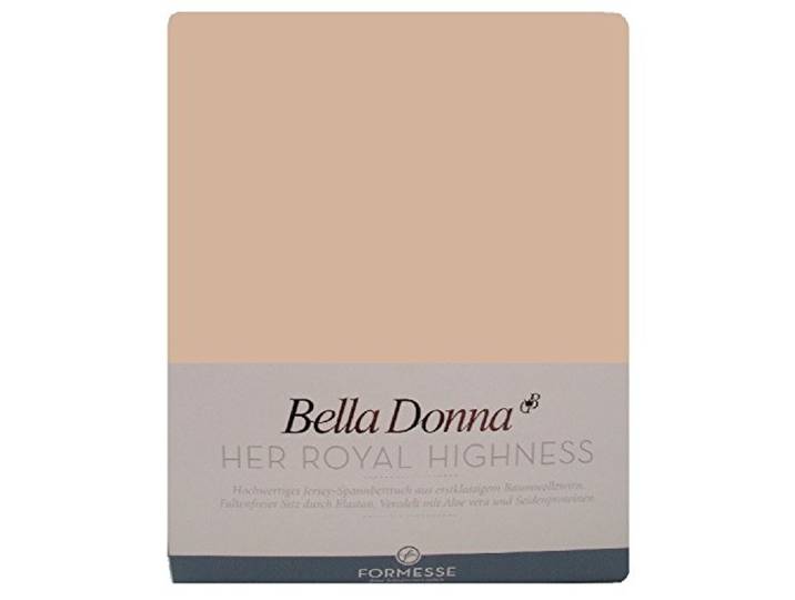 Bella Donna Jersey Spannbettlaken 180/200 - 200/220cm - 0115 (Champignon)
