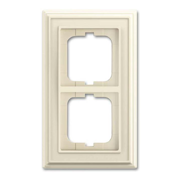 Busch-Jaeger Rahmen 2-fach elfenbein/ws 1722-832 (2CKA001754A4674)
